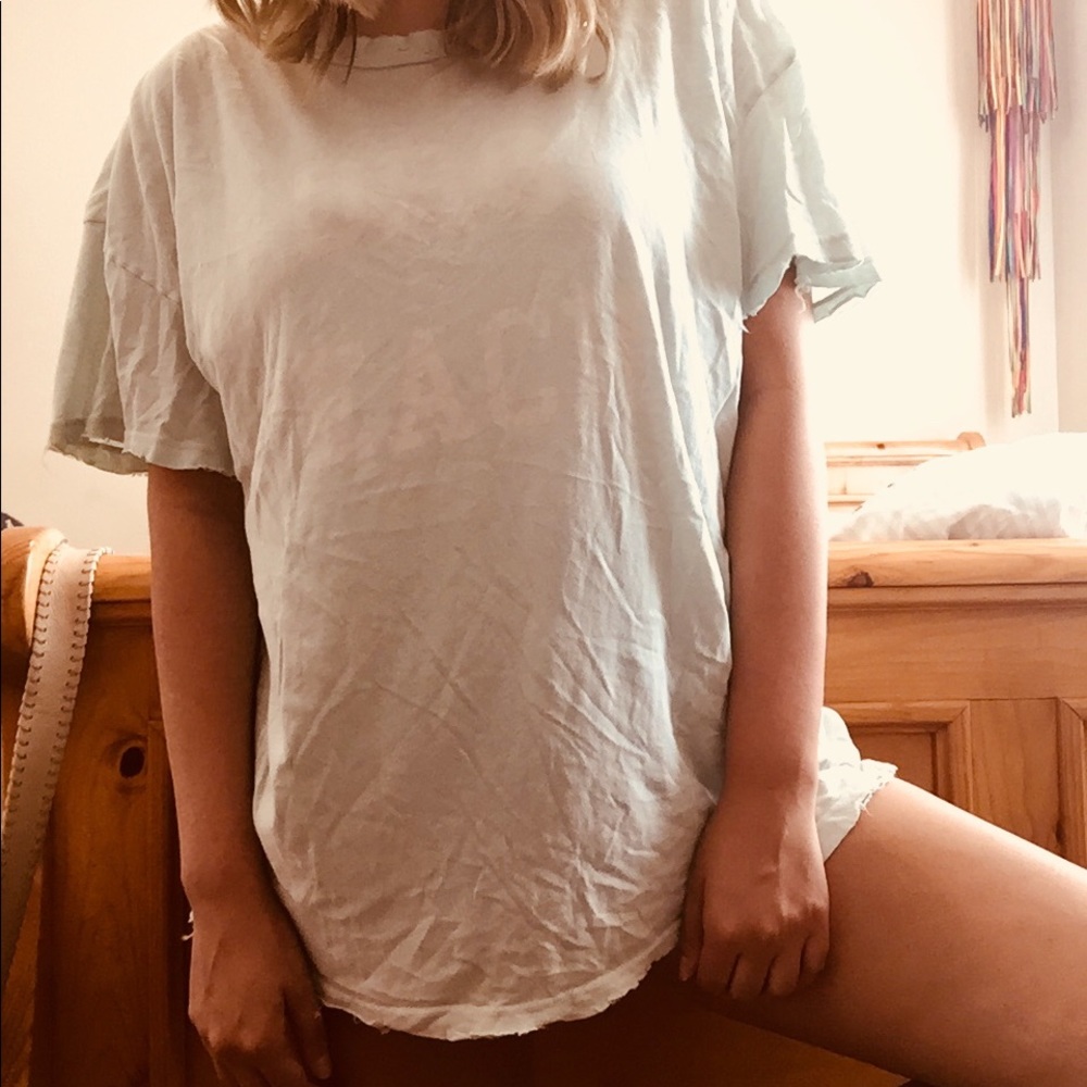 WILDFOX GEORGIA PEACH BEACH BOYFRIEND TEE SHIRT